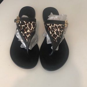 GUC Tory Burch Leopard Sandals❤️💕💕